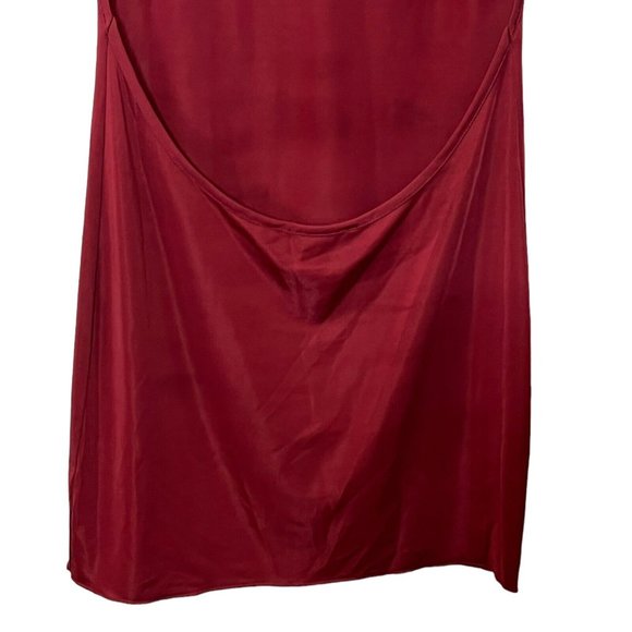 For Love & Lemons Slip Dress Mini Low Back Red Sexy Women’s Size XS - Picture 4 of 8